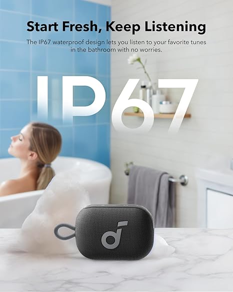 soundcore Select 4 Go Bluetooth Shower Speaker by Anker