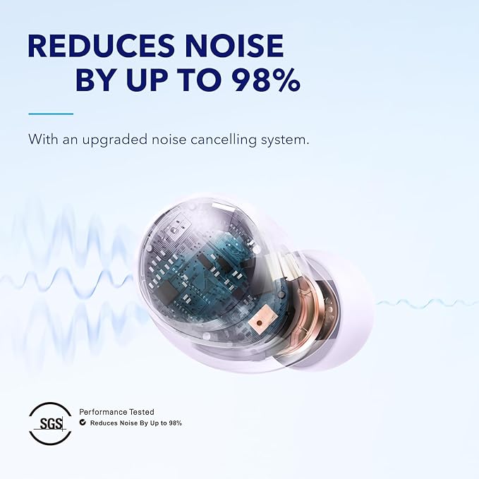 Space A40 | Long-Lasting Noise Cancelling Earbuds