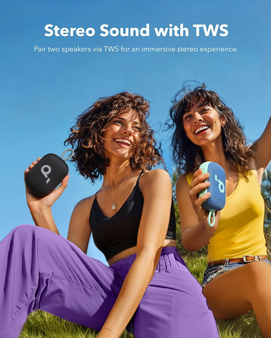 soundcore Select 4 Go Bluetooth Shower Speaker by Anker