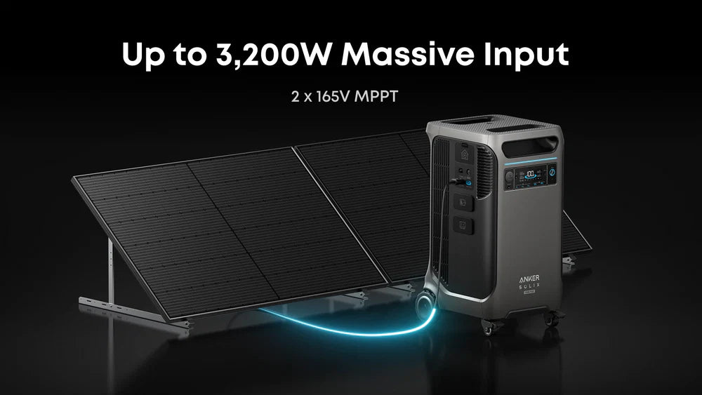 Anker SOLIX F3800 Plus Portable Power Station - 3,840Wh | 6,000W