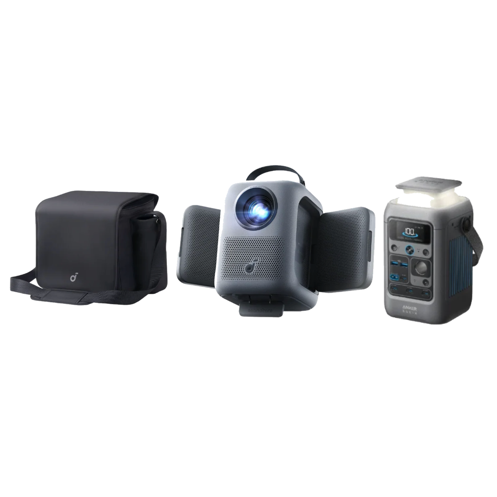 soundcore Nebula P1i | World's First Smart Portable Projector with Flippable Speakers