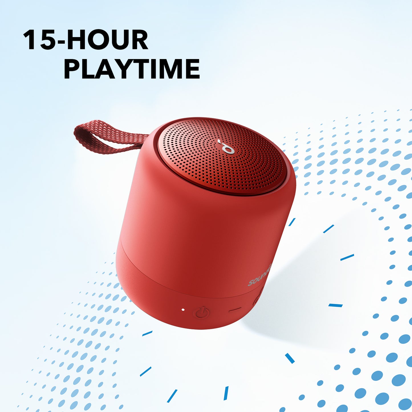 soundcore speaker with 15-hour playtime in