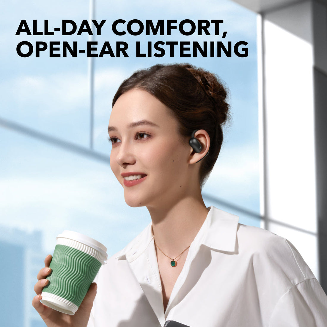 soundcore Aerofit （ai）earbuds with Voice Control AI Assistant for Instant Help