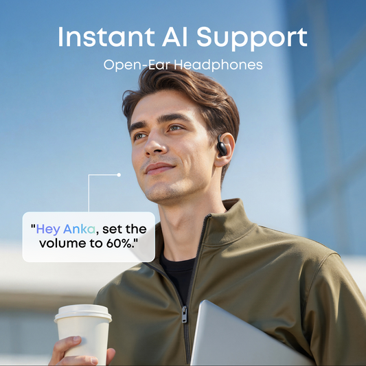 soundcore Aerofit （ai）earbuds with Voice Control AI Assistant for Instant Help