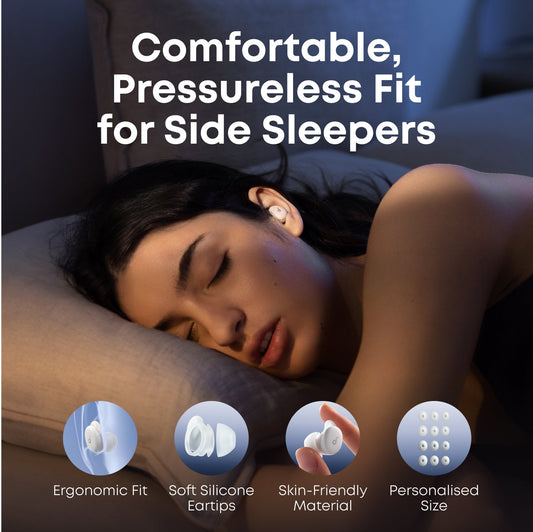 soundcore Sleep A30 ANC Sleep Earbuds for side sleeper