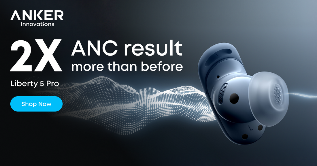 Image showing effect of Liberty 5 Pro Upgrade ANC 4.0