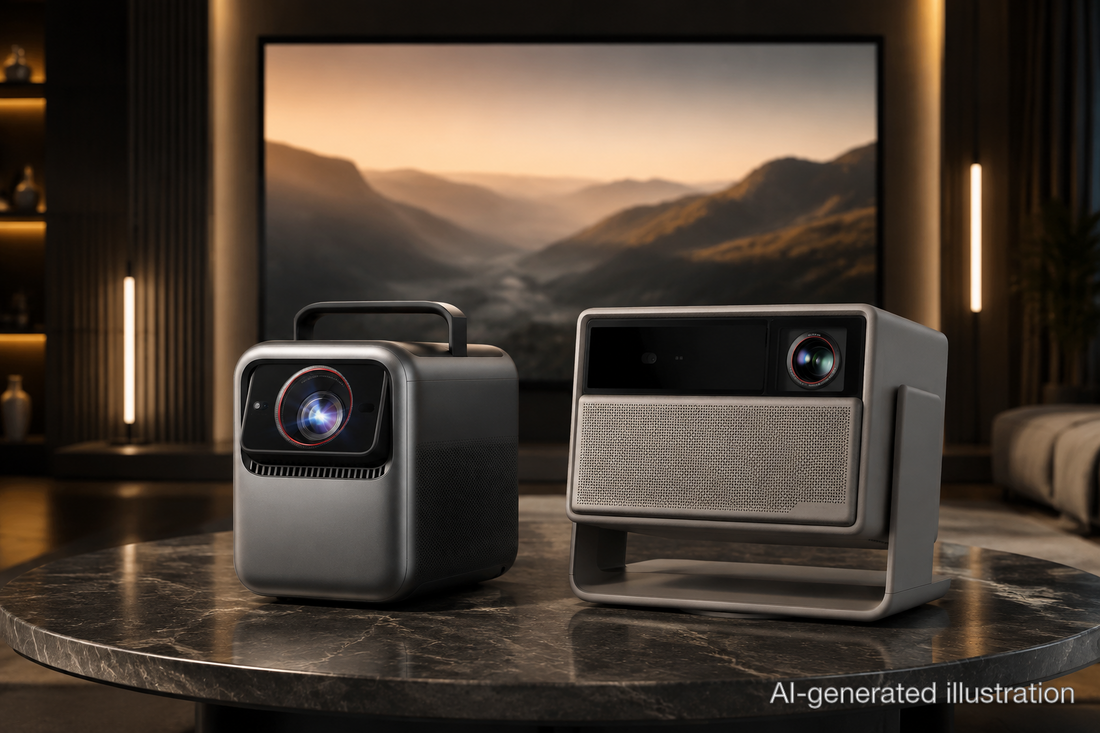 Nebula X1S and XGIMI HORIZON 20 Max projector comparison