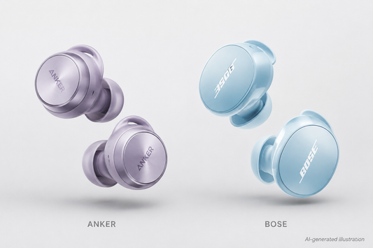Anker soundcore Liberty Buds 2 and Bose QuietComfort Earbuds comparison