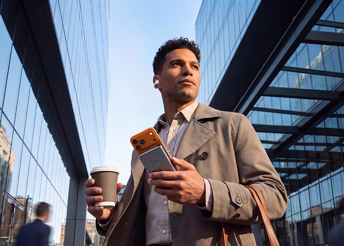 Work on the move all day with AeroClip 2 and Anker MagGo Power Bank 2 Pro