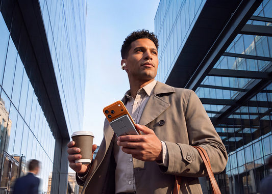 Work on the move all day with AeroClip 2 and Anker MagGo Power Bank 2 Pro