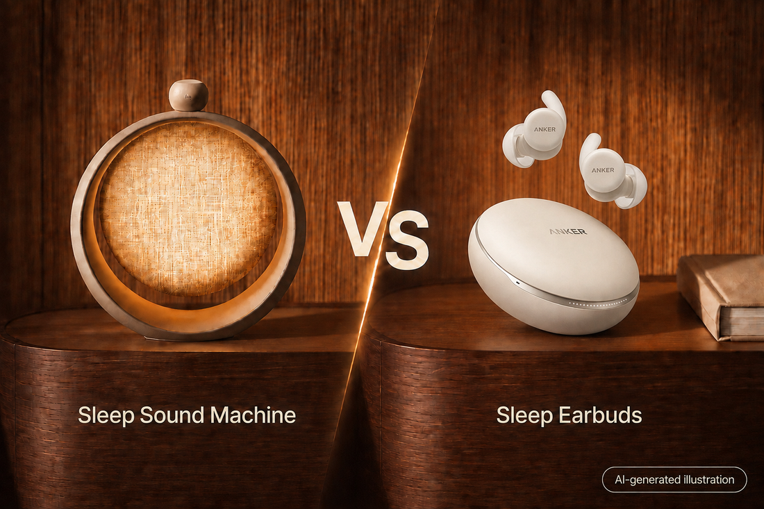 Sleep sound machine and sleep earbuds comparison