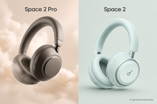 soundcore Space 2 Pro and Space 2 headphones comparison