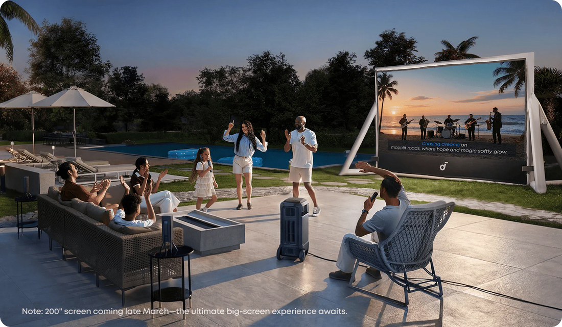 soundcore Nebula X1 Pro 4K Projector for daylight