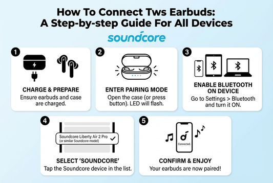 A Complete Guide on How to Connect TWS Earbuds