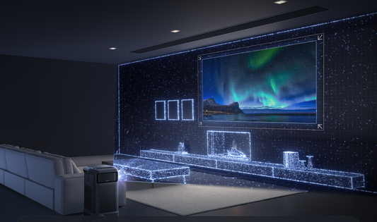 soundcore Nebula X1 Pro 4K Projector with intelligent environment adaptation