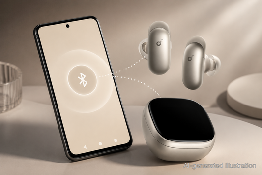 soundcore earbuds pairing with Android phone