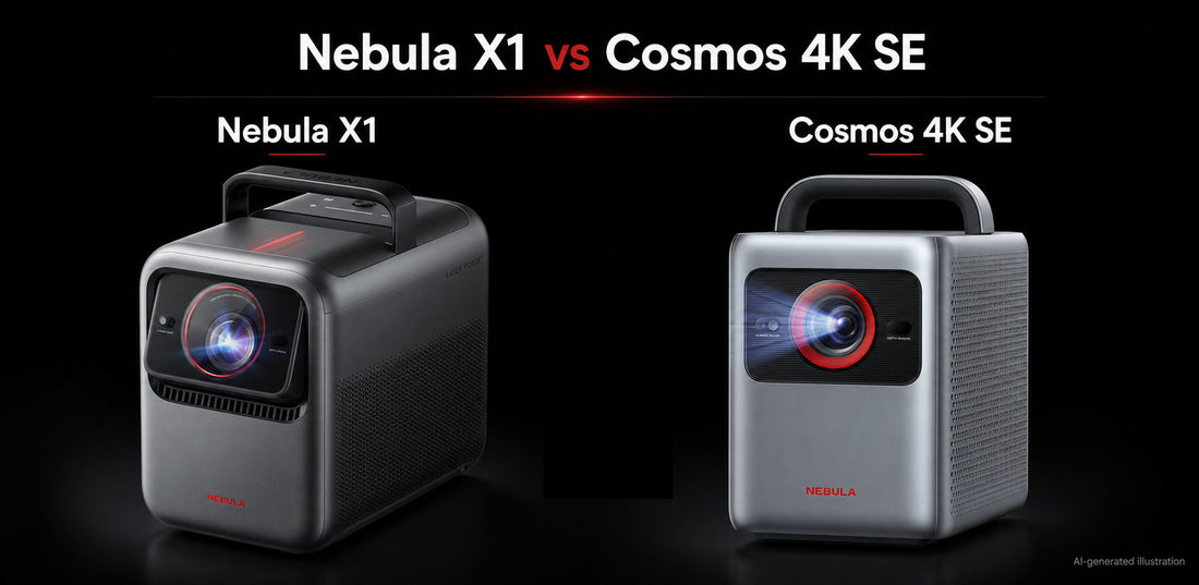 Nebula X1 vs Cosmos 4K SE projector comparison