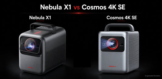 Nebula X1 vs Cosmos 4K SE projector comparison