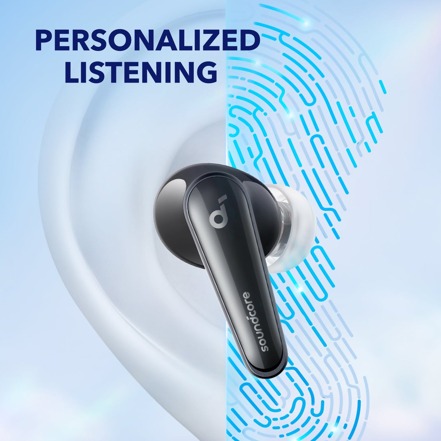 soundcore earbud with personalized listening feature