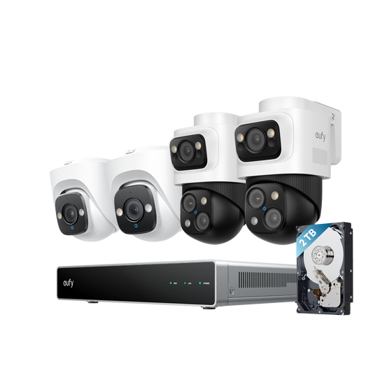 eufy security camera system with 2TB storage for surveillance