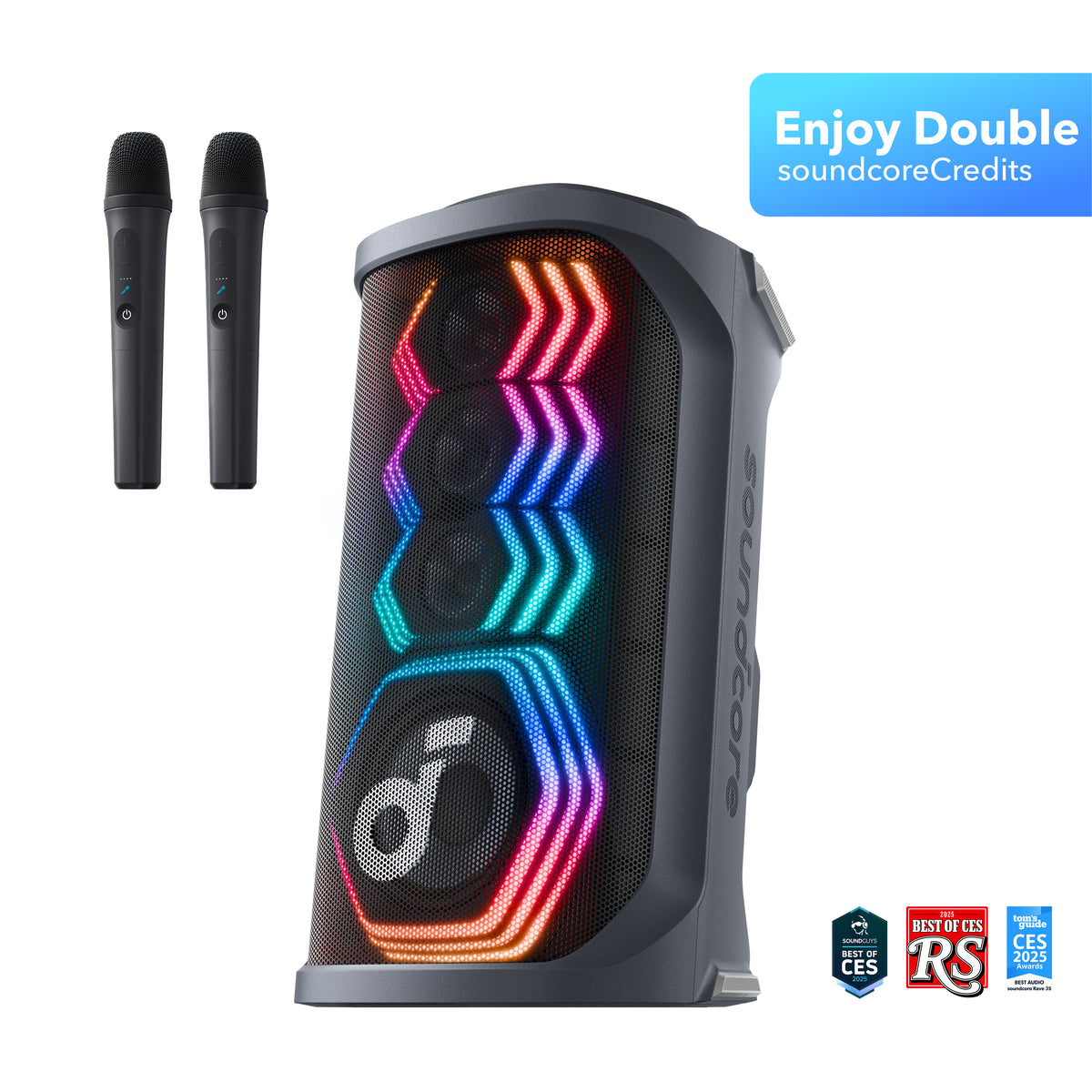 Rave 3S | AI Karaoke Party Speaker with 200W Sound