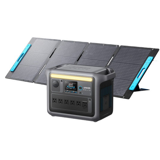 Anker SOLIX C1000 Solar Generator + 200W Solar Panel