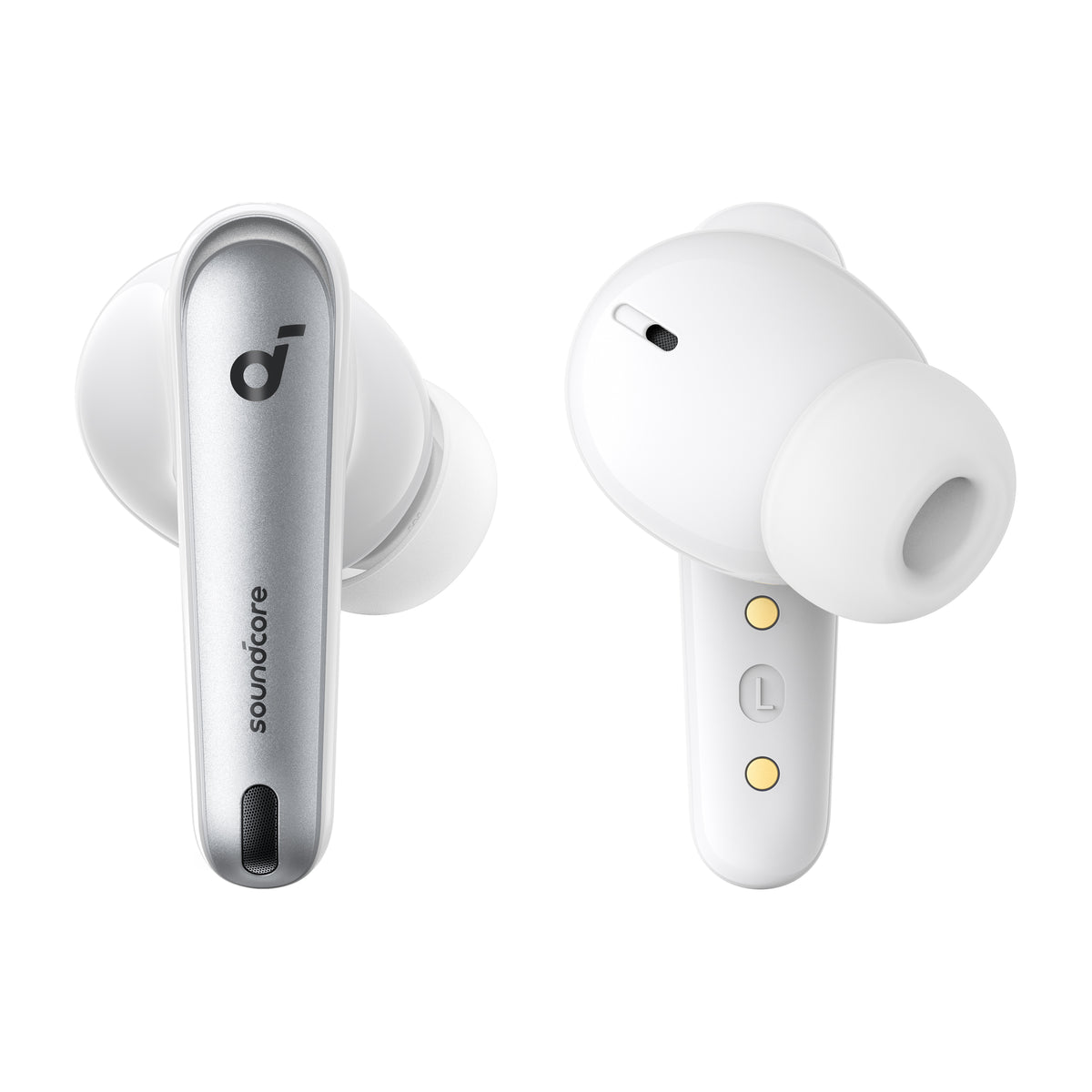 Liberty 4 NC Left and Right Replacement Earbuds, - Clear White