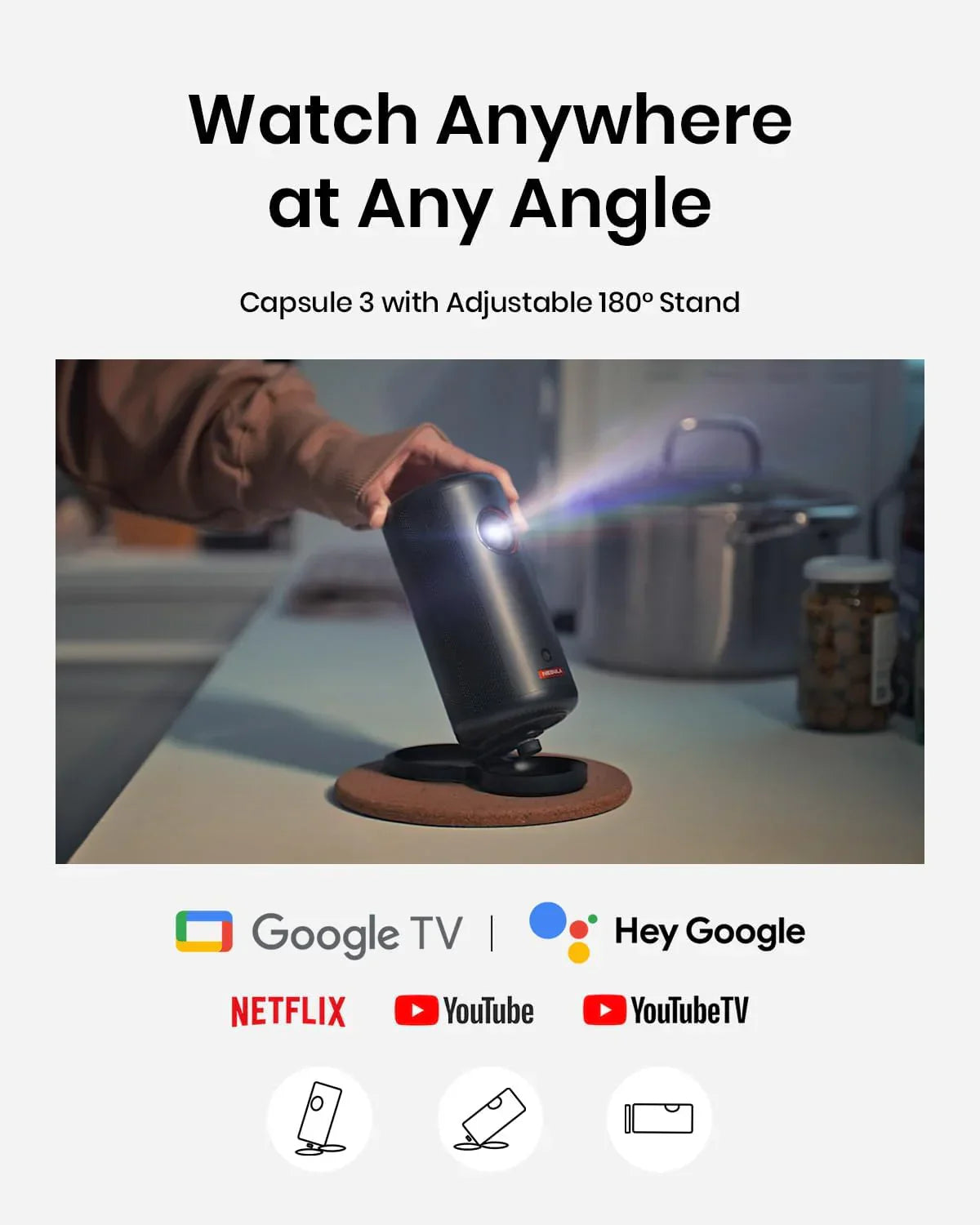 soundcore Nebula Capsule 3 Laser | Laser-Powered Mini Projector