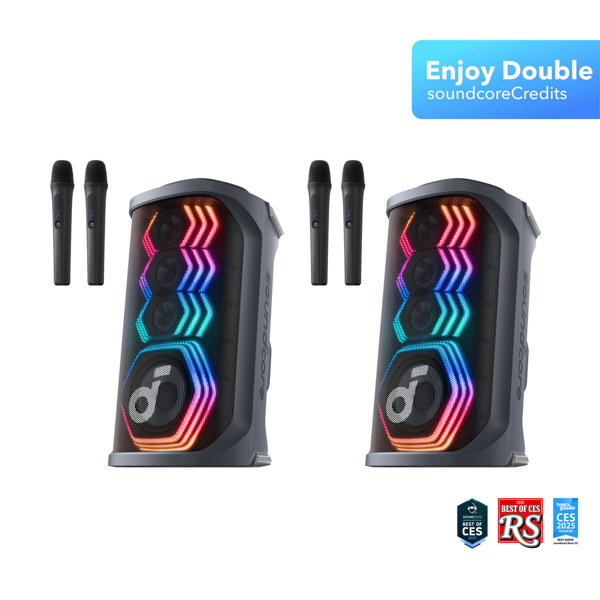 Rave 3S | AI Karaoke Party Speaker with 200W Sound