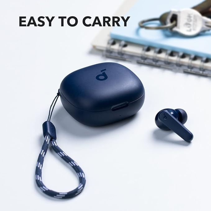 soundcore with compact case for easy carrying