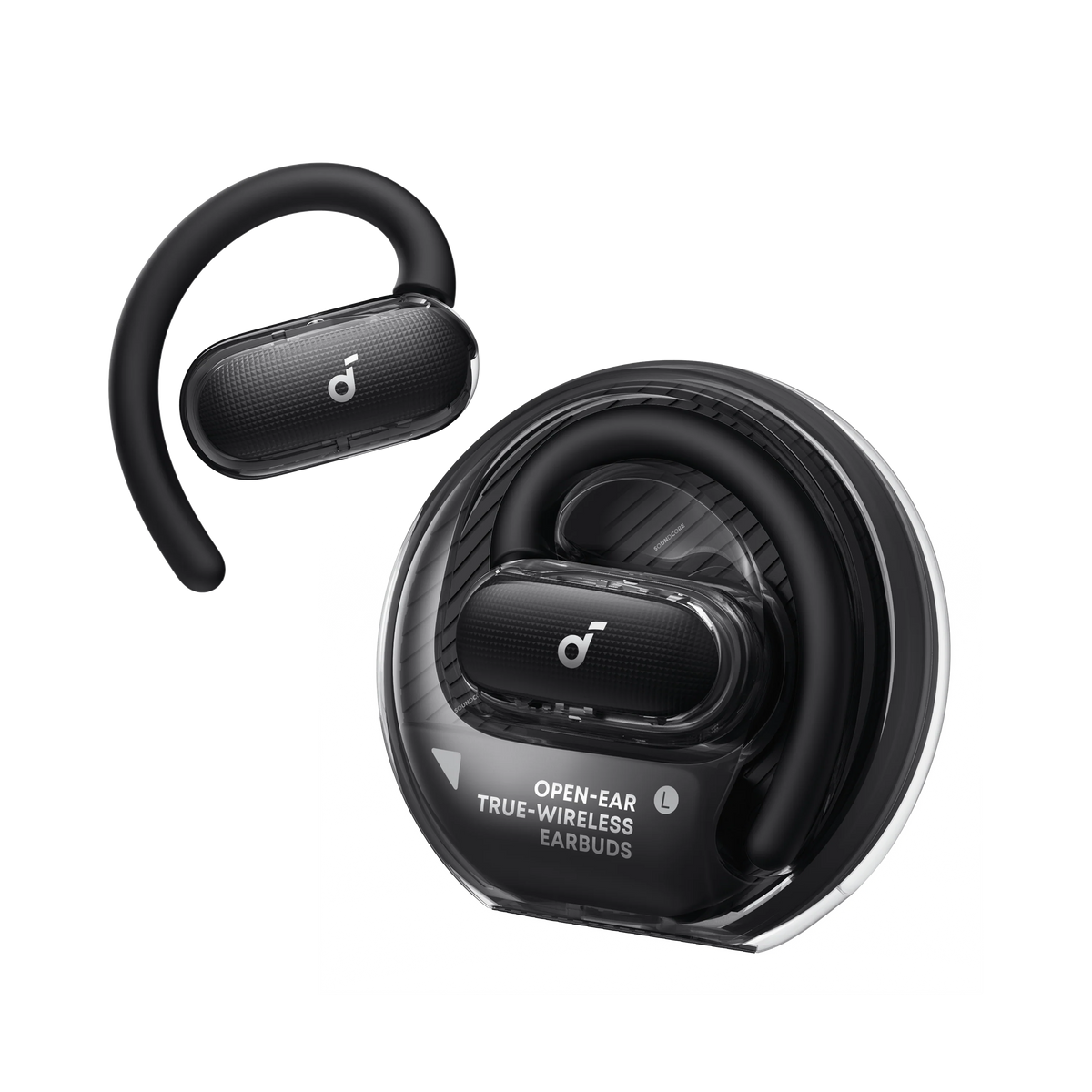 soundcore open-ear earbuds with wireless charging case