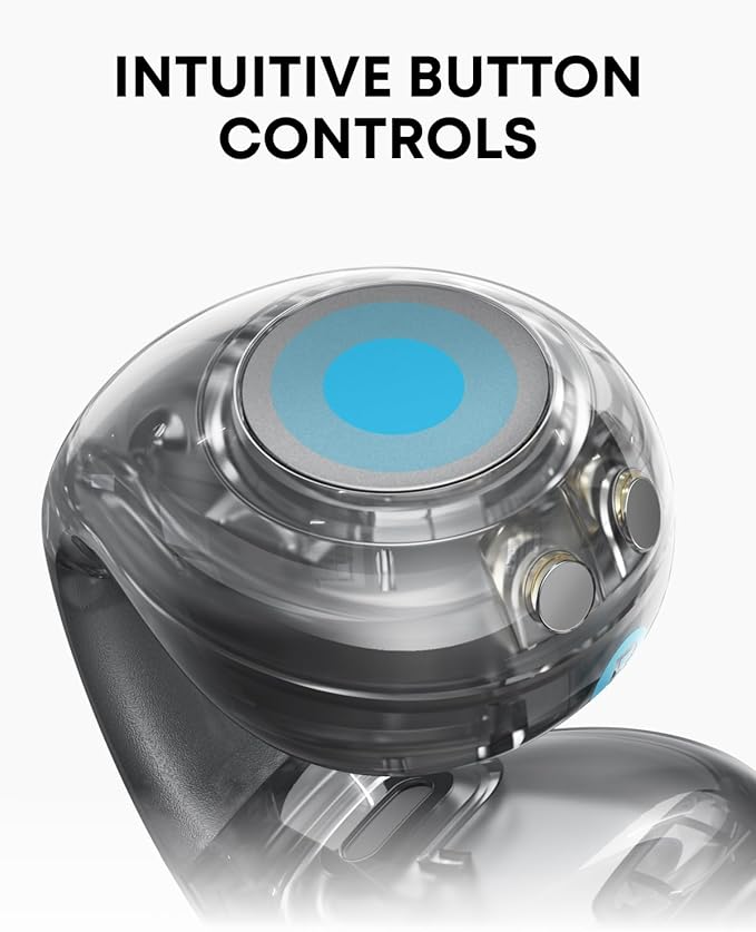 soundcore C40i | Flexible and Comfortable Clip-On Earbuds