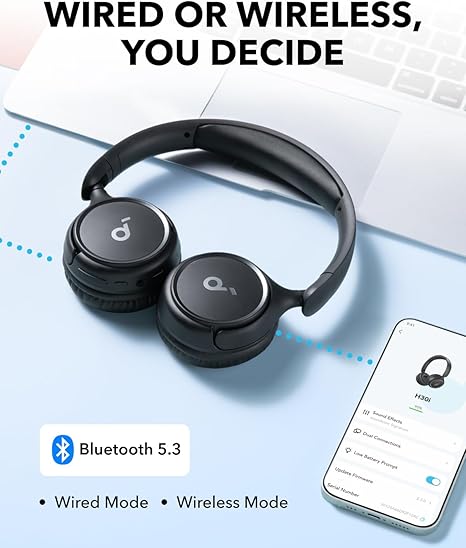 soundcore H30i Wireless On-Ear Headphones