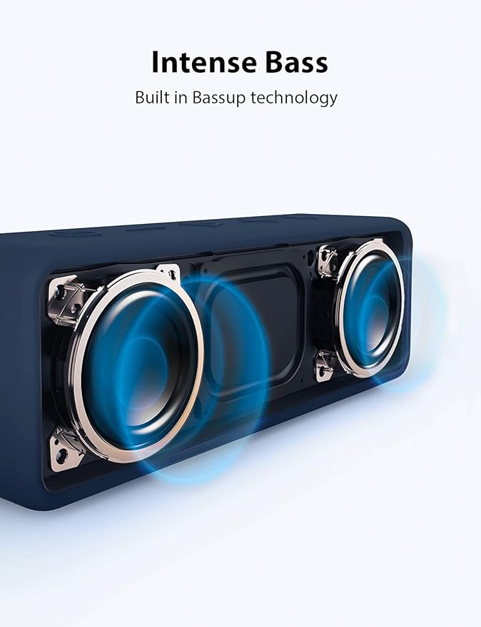 soundcore speaker with Bassup technology for intense bass