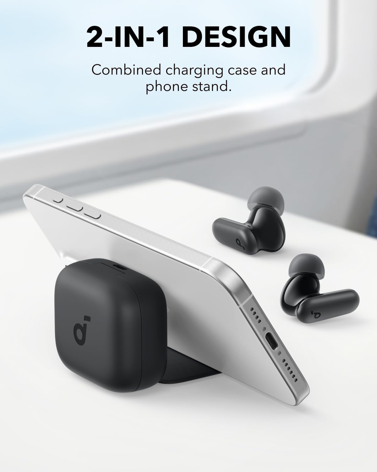 soundcore earbuds for phone with 2-in-1 charging case
