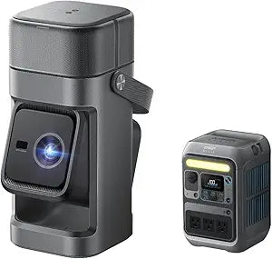 soundcore Nebula P1 with Anker Solix C300 Power Station