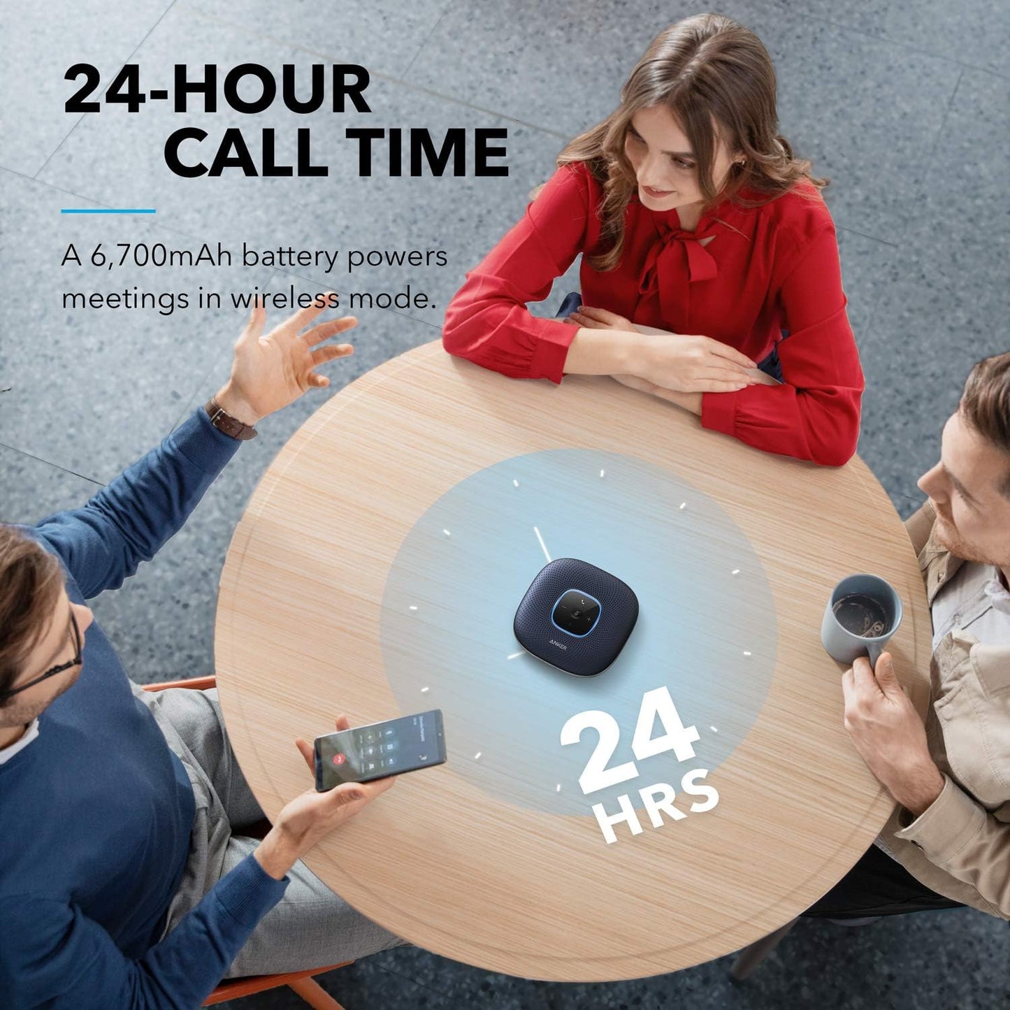 Anker PowerConf Bluetooth Speakerphone | Zoom Certified