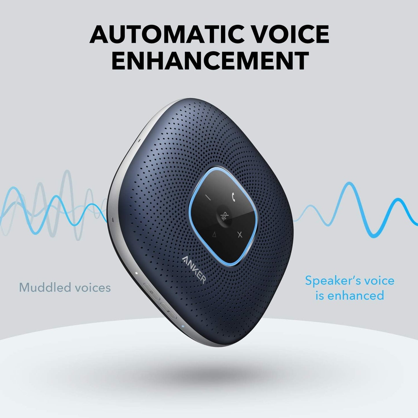Anker PowerConf Bluetooth Speakerphone | Zoom Certified