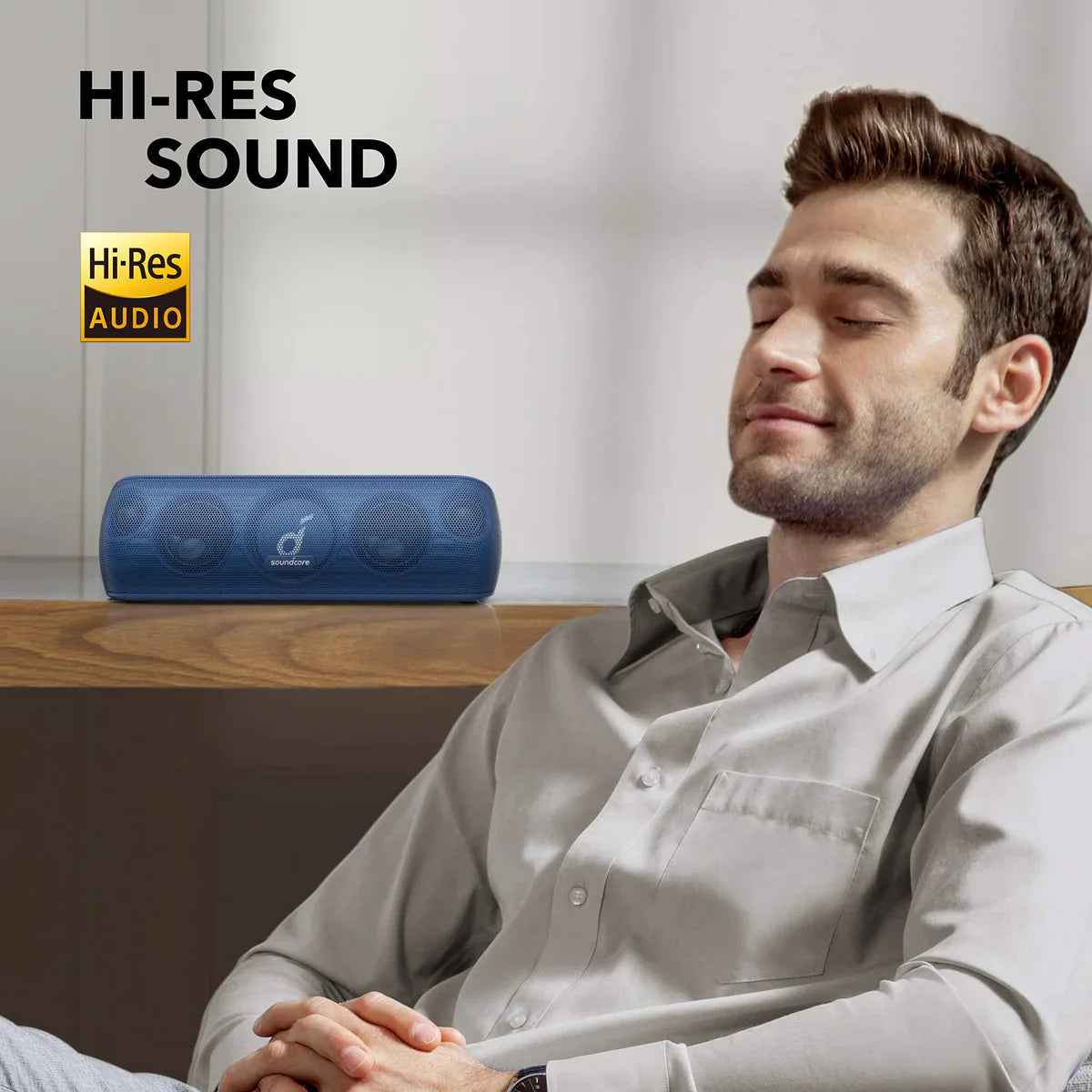 soundcore speaker with Hi-Res sound for clear audio
