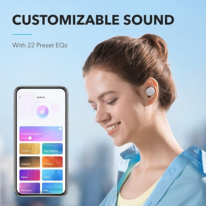 soundcore earbuds for customizable sound with EQ presets