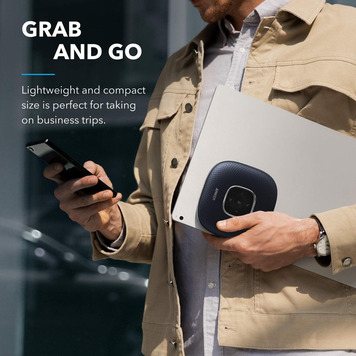 Anker PowerConf Bluetooth Speakerphone | Zoom Certified