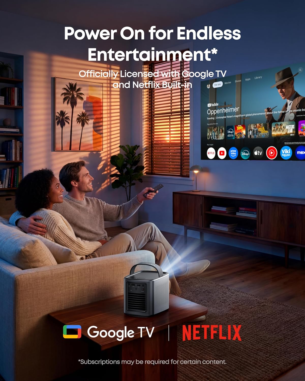 soundcore Nebula Mars 3 Air | Portable Google TV Projector