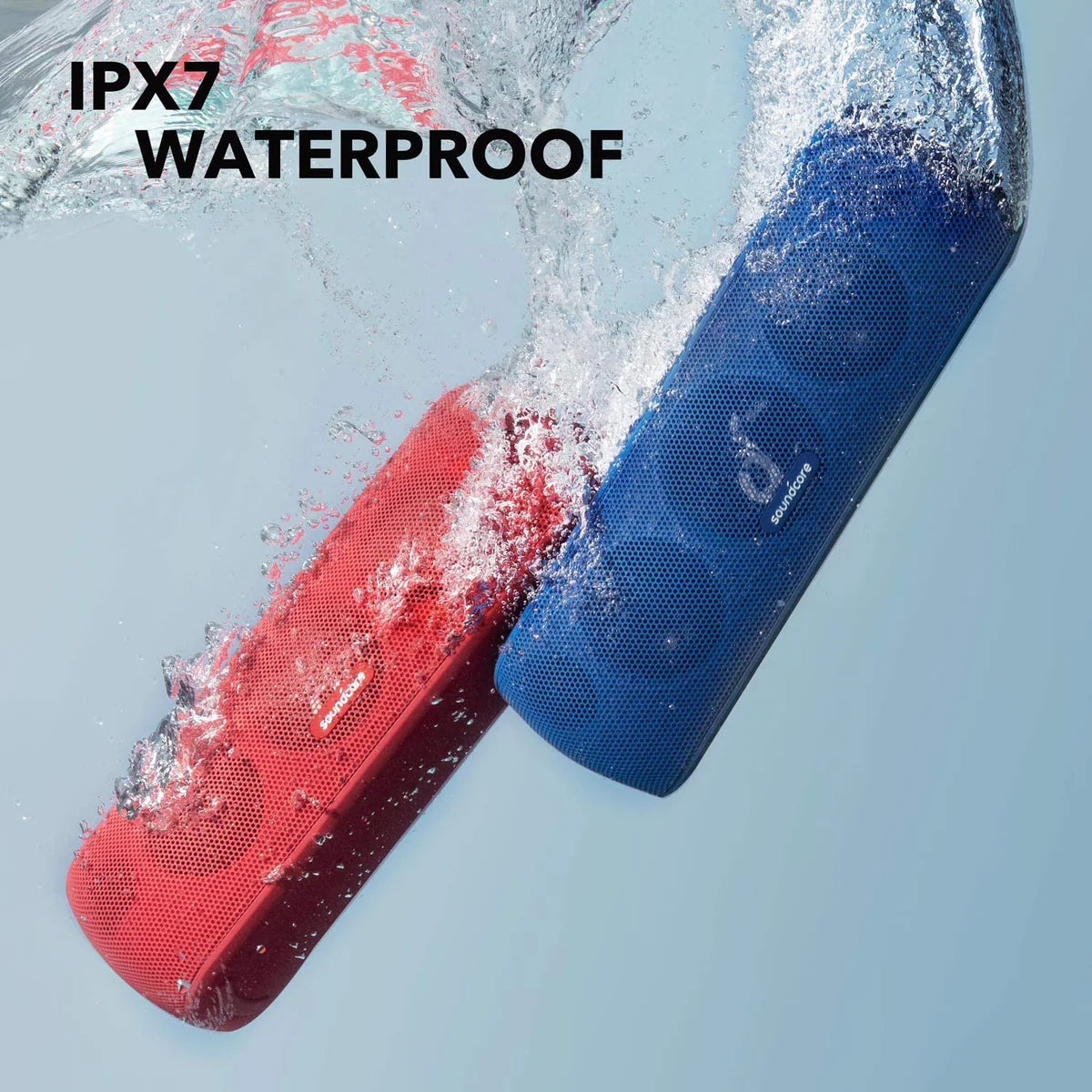 soundcore waterproof speaker with IPX7 for outdoor use