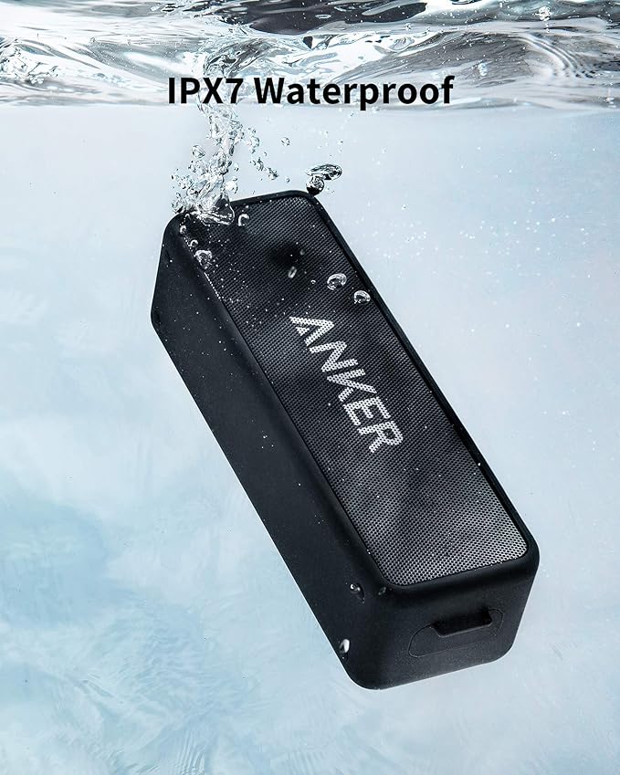 Anker speaker with IPX7 waterproof for outdoor use