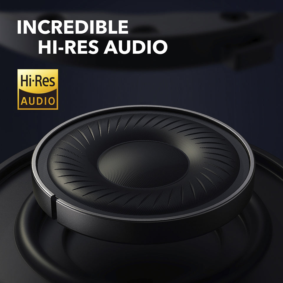 soundcore headphone with Hi-Res Audio for incredible sound