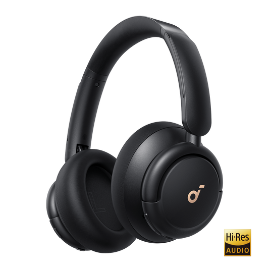 soundcore over-ear headphones with Hi-Res Audio for immersive sound