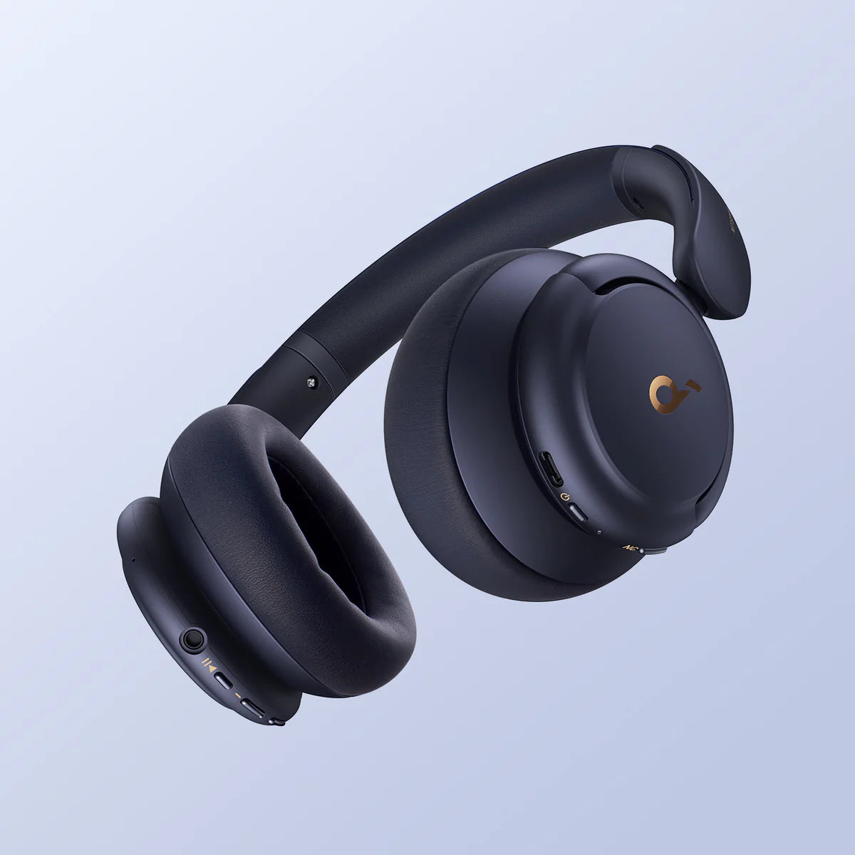 soundcore headphones with padded earcups for immersive sound