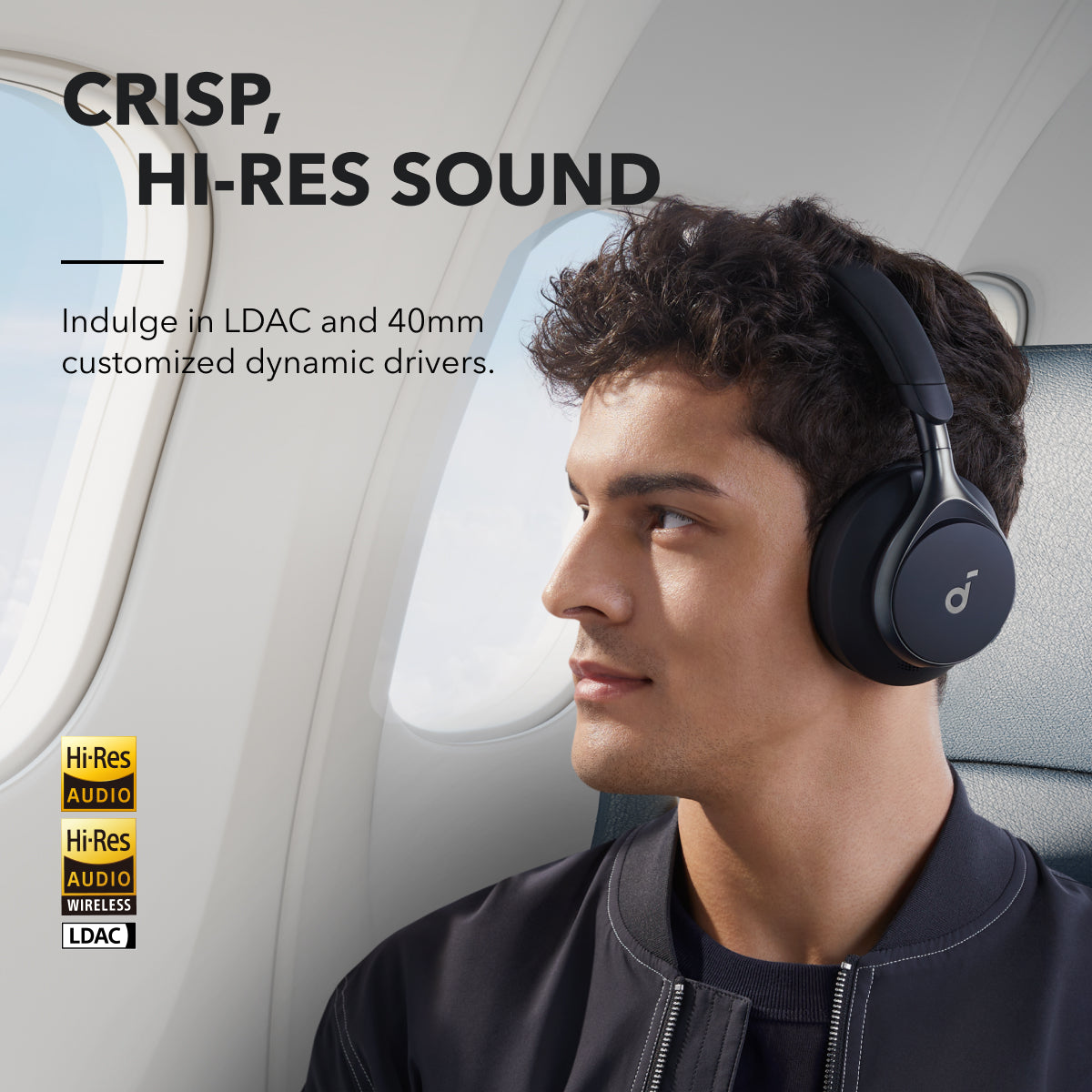 soundcore Space One, Upgraded Noise Cancelling Headphones