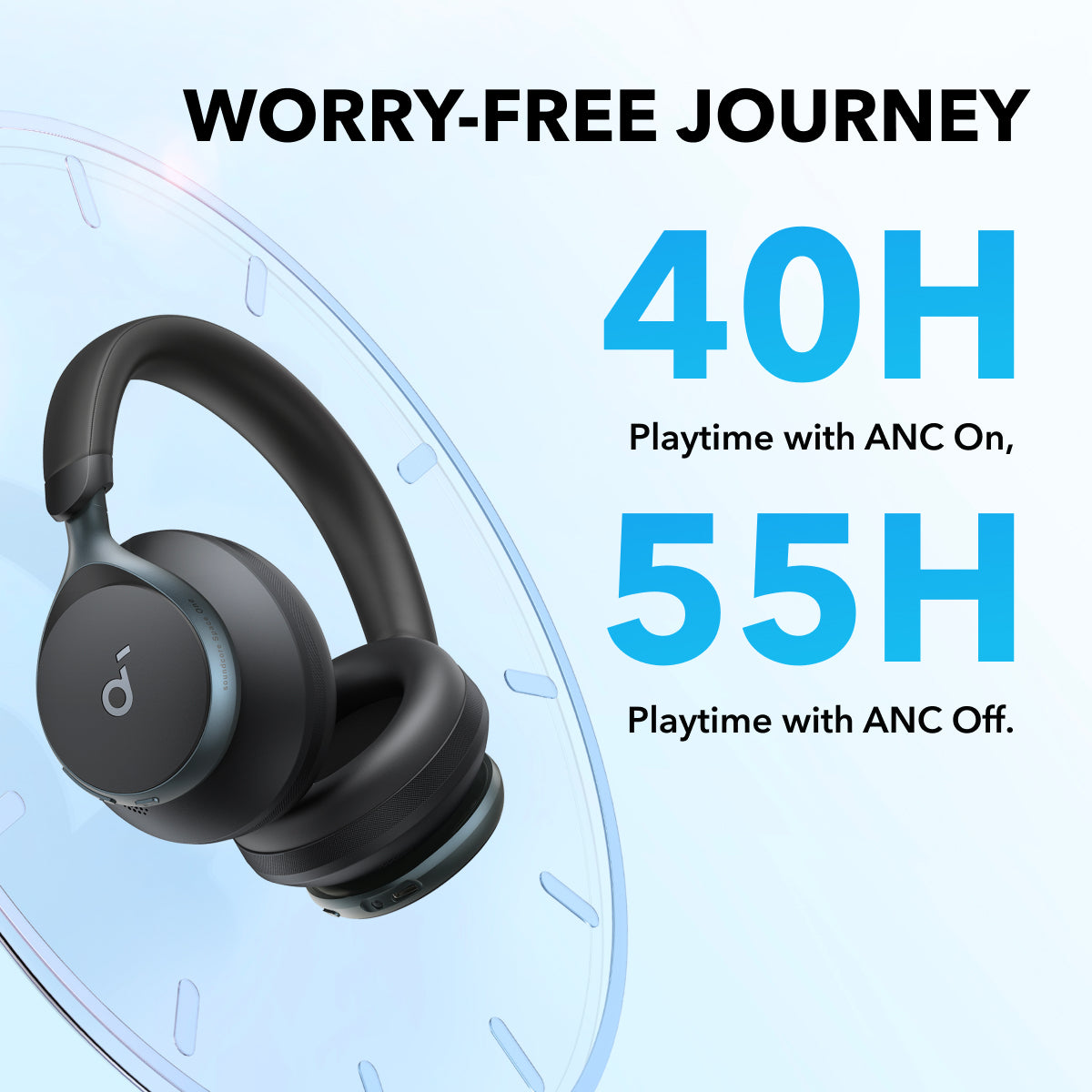 Soundcore by Anker Life Q35 Multi Mode Active Noise Cancelling Bluetooth  Headphones with LDAC for Hi Res Wireless Audio, 40H Playtime, Comfortable