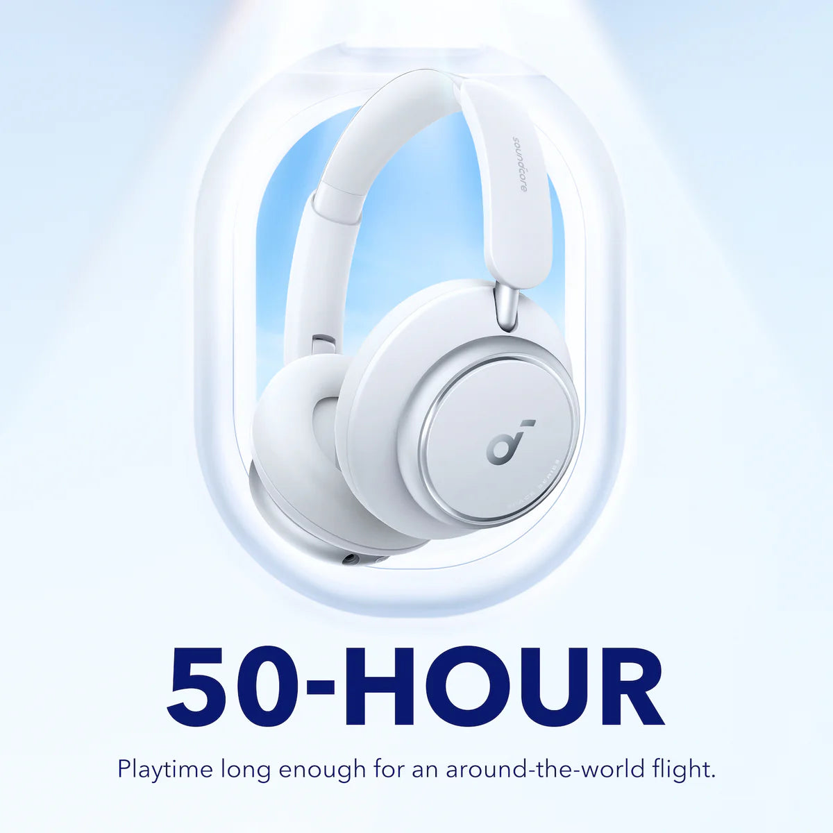 soundcore wireless ANC headphoness with 50-hour playtime